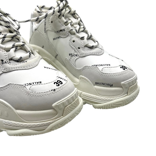 Tenis Balenciaga Triple S Allover Logo T.39