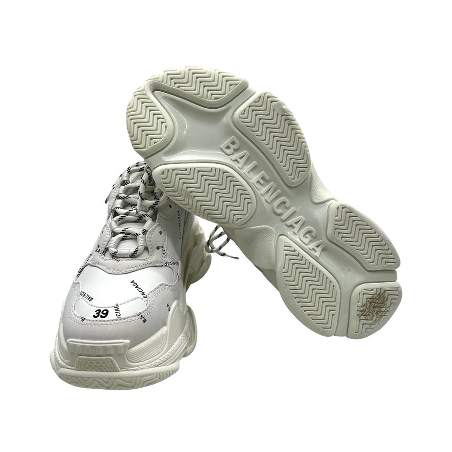 Tenis Balenciaga Triple S Allover Logo T.39