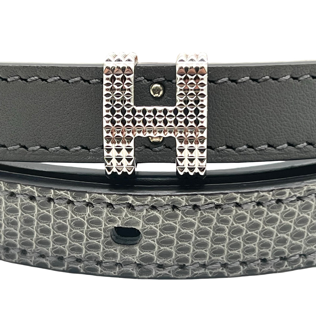 Cinturón Hermès Pop H Guilloché de cintura  T.80
