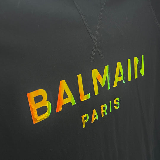 Playera Balmain Holographic Logo T.S