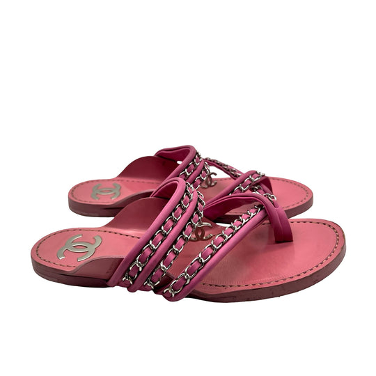 Sandalias Chanel Charm Chain T.36