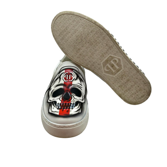 Slip On Philipp Plein Airbrush Skull T.42