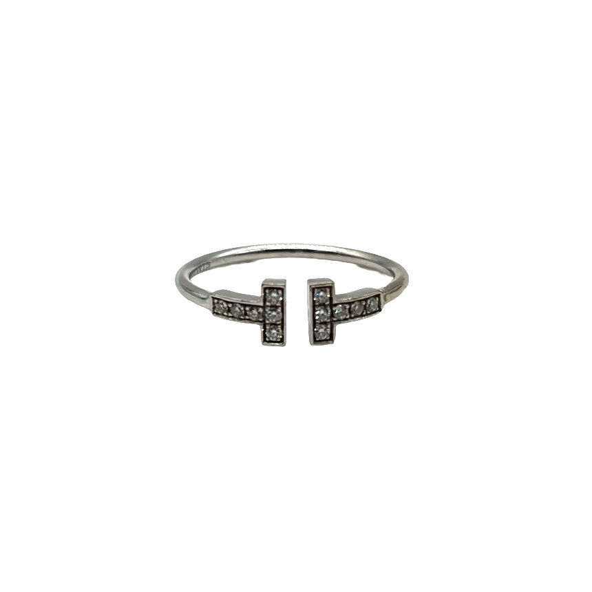 Anillo Tiffany & Co T Wire T.10
