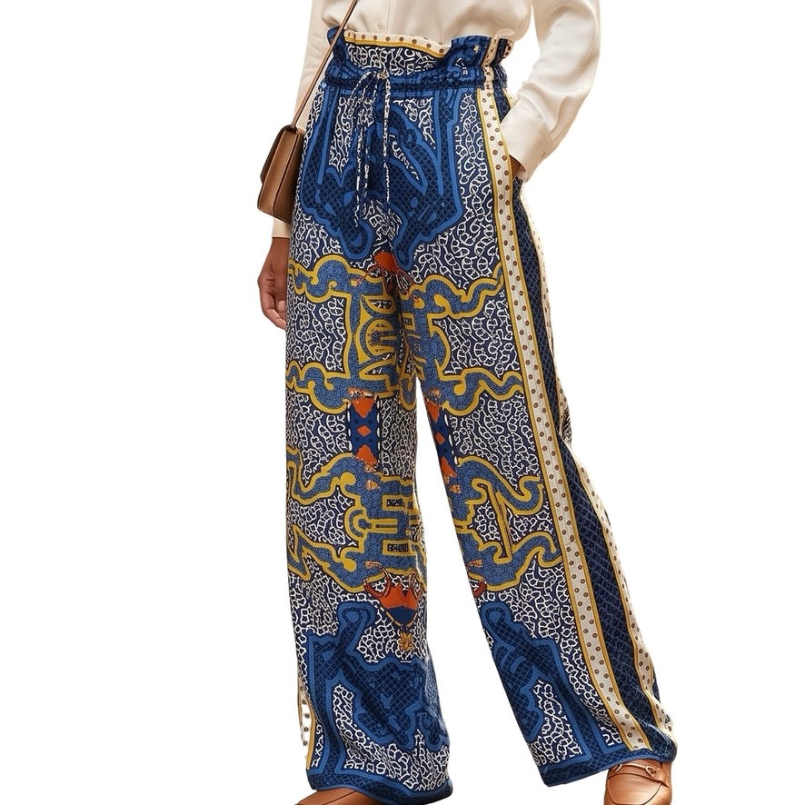 Pantalones Hermès Tapis de Selle T.40