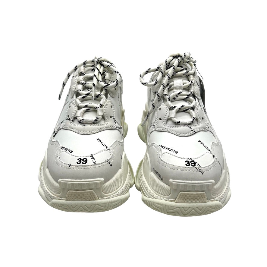 Tenis Balenciaga Triple S Allover Logo T.39
