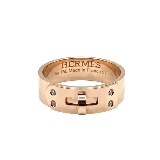 Anillo Hermès Kelly Pequeño T.51