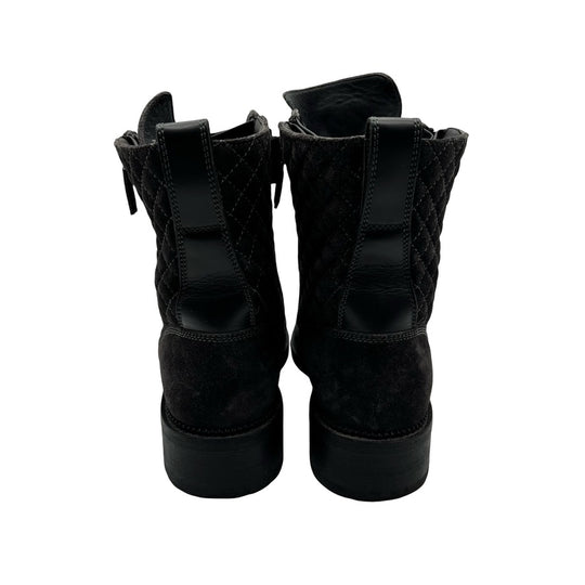 Botas Chanel Combat Interlocking T.40.5