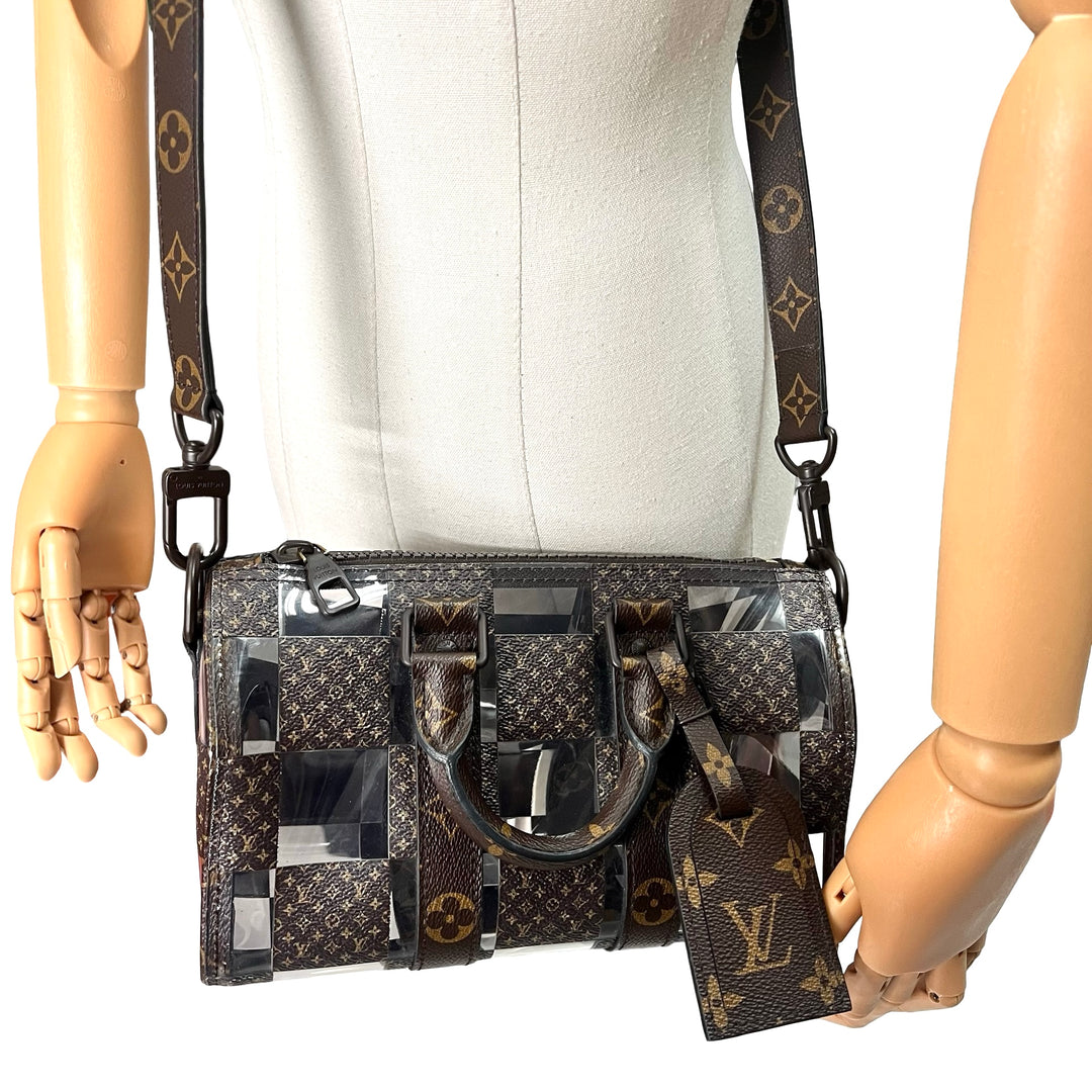 Bolsa Louis Vuitton Keepall Bandouliere 25 Chess