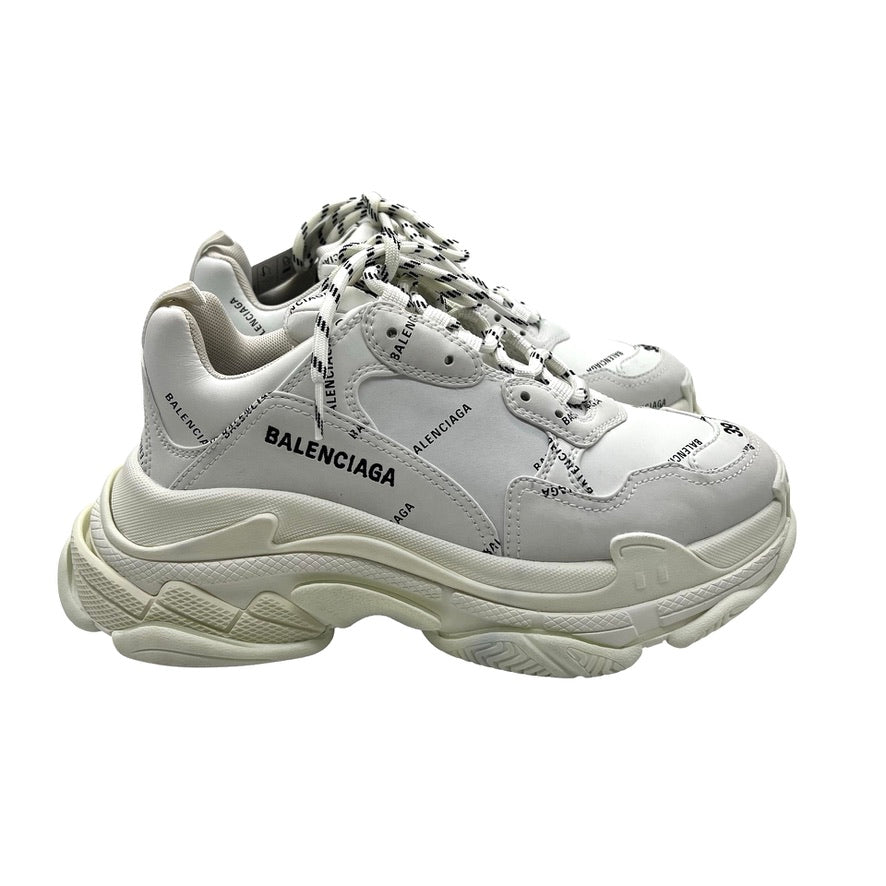 Tenis Balenciaga Triple S Allover Logo T.39