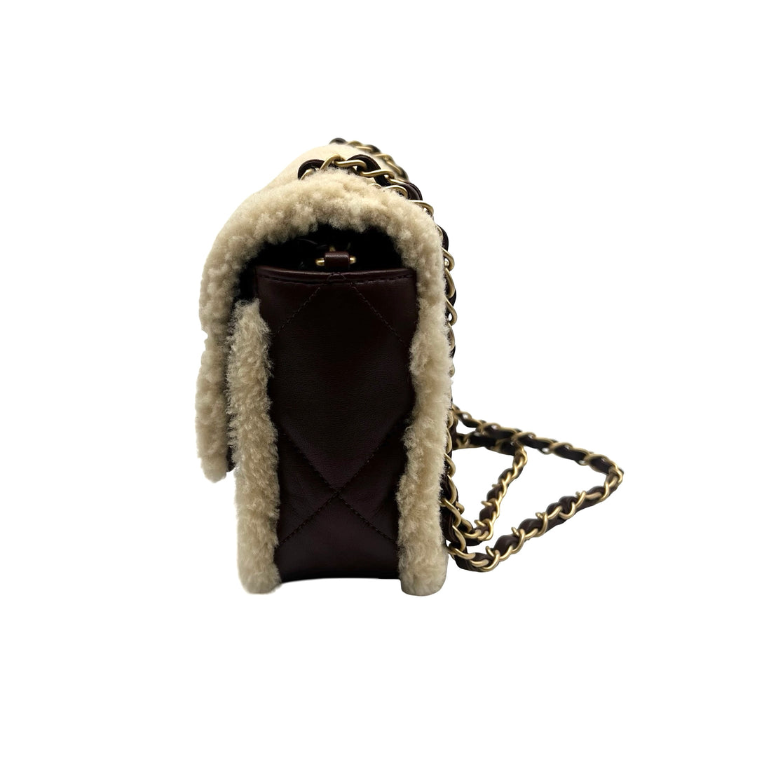Bolsa Chanel Shearling