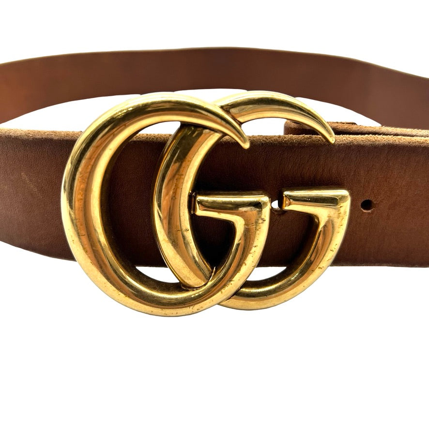 Cinturón Gucci GG Marmont T.90