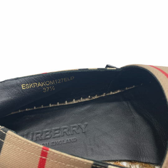 Alpargatas Burberry Alport Stripe T.37.5