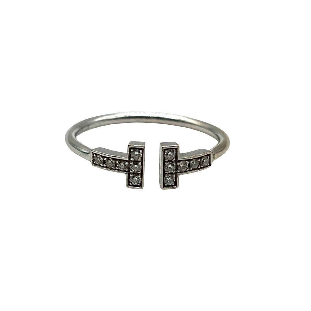 Anillo Tiffany & Co T Wire T.10