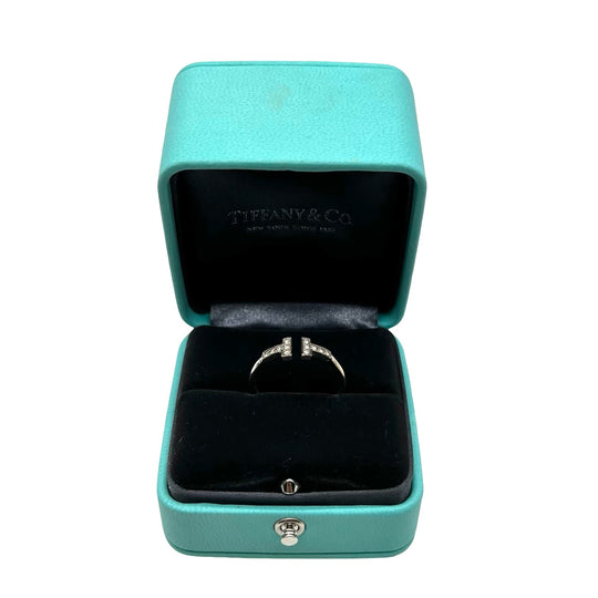 Anillo Tiffany & Co T Wire T.10