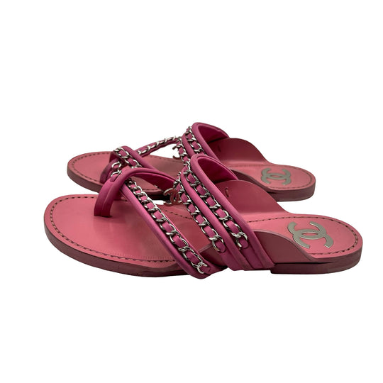 Sandalias Chanel Charm Chain T.36