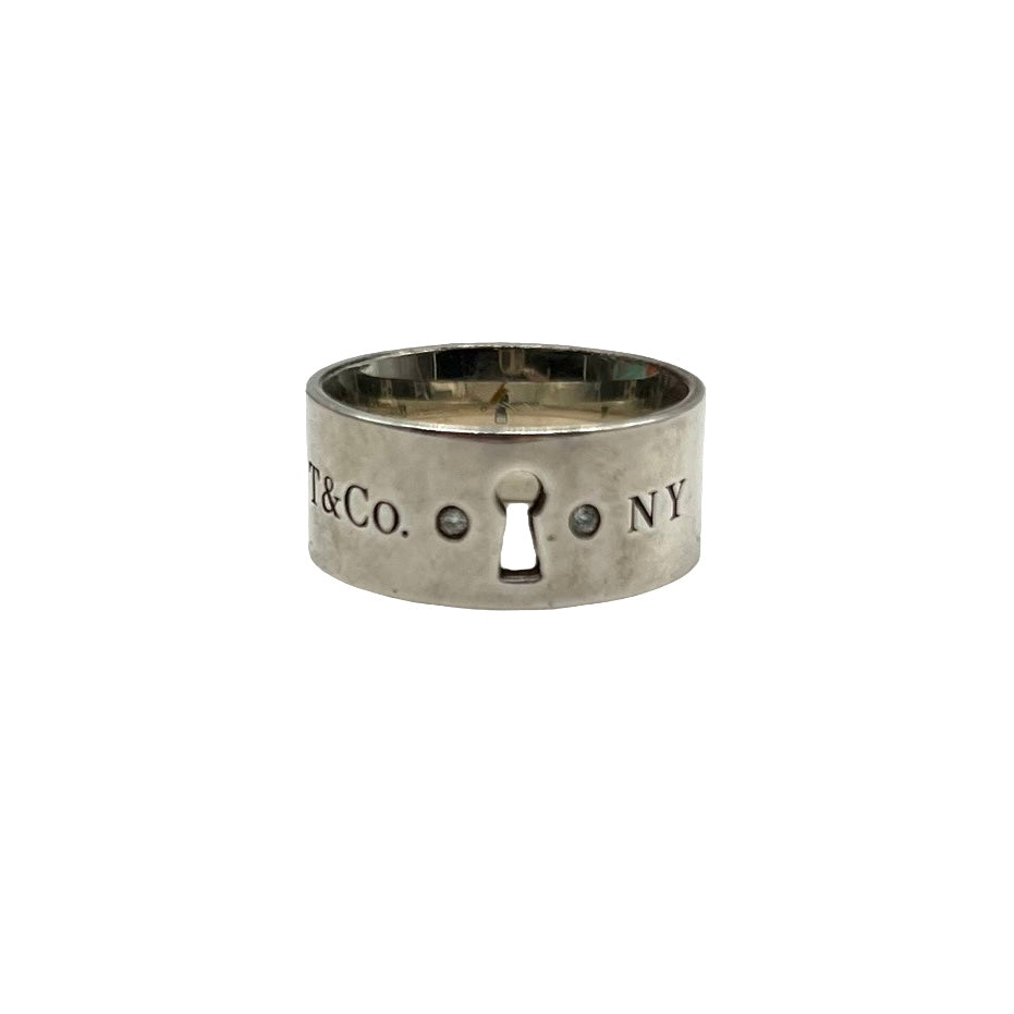 Anillo Tiffany & Co Keyhole Lock T.7.5