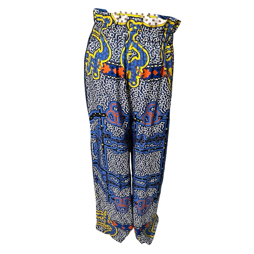 Pantalones Hermès Tapis de Selle T.40