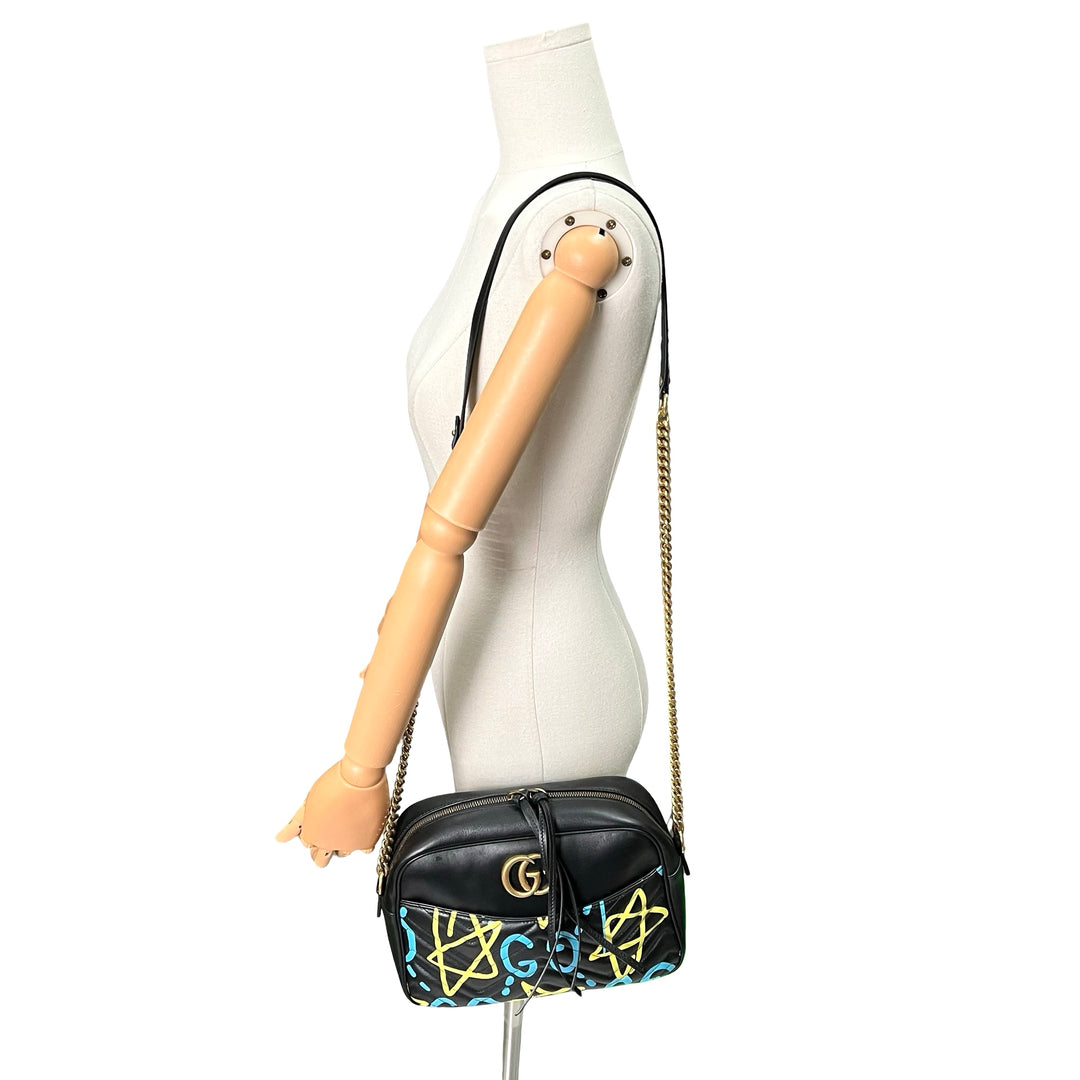Bolsa Gucci GG Marmont Ghost Mediana