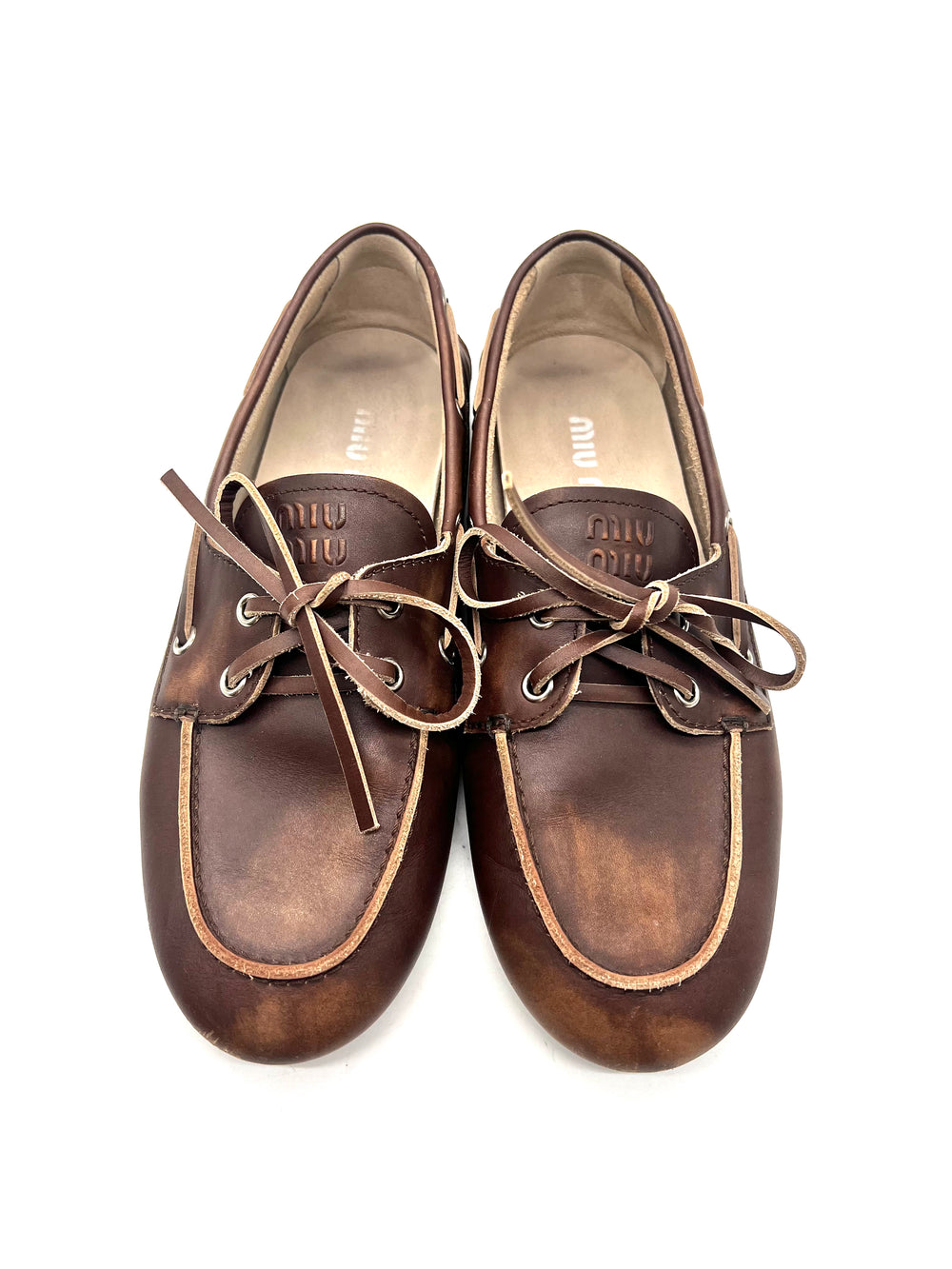 Mocasines Miu Miu Deck T.37.5