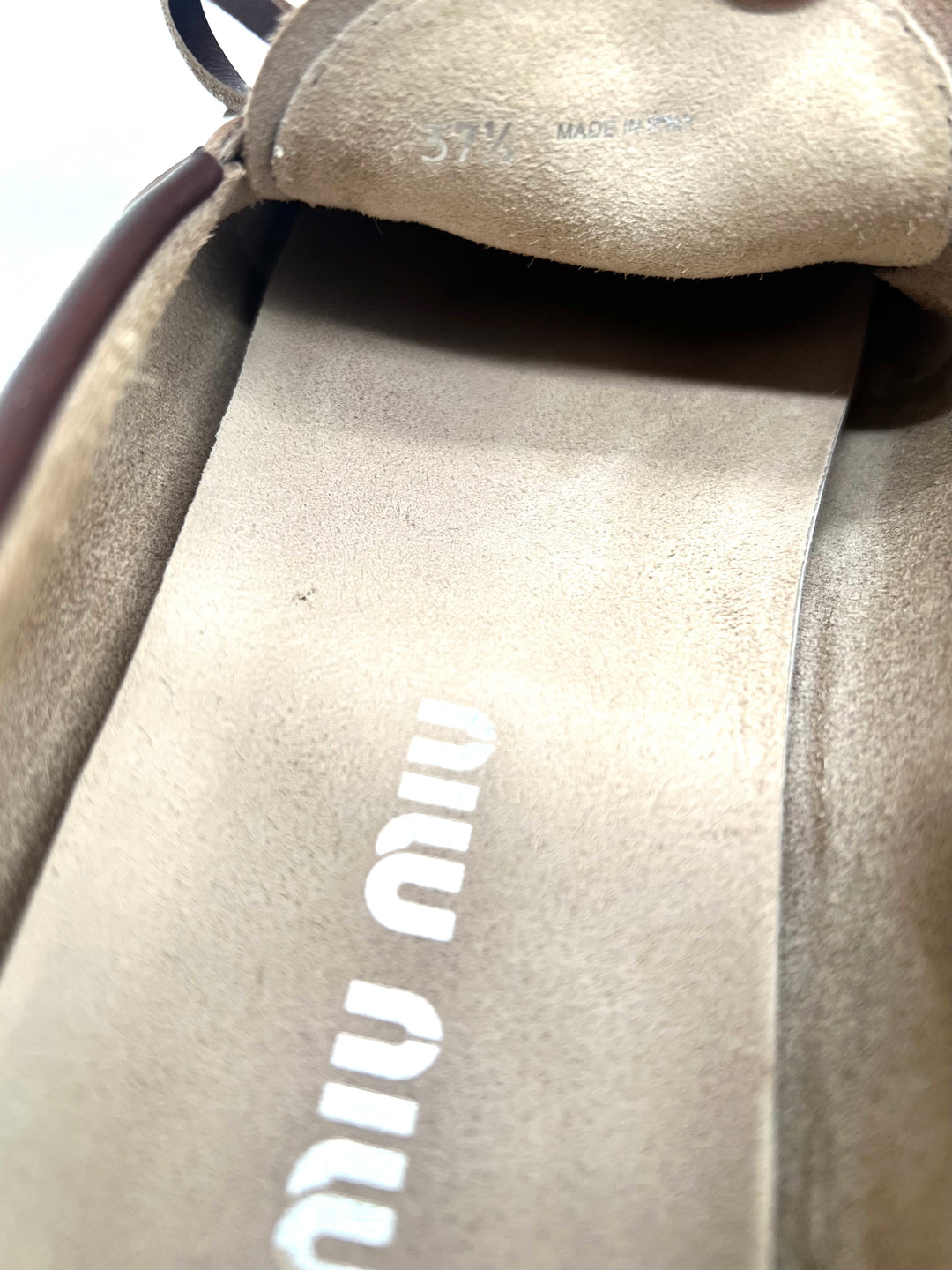 Mocasines Miu Miu Deck T.37.5