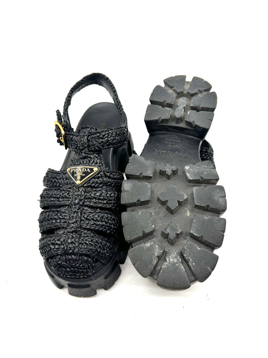 Sandalias Prada Monolith T.38