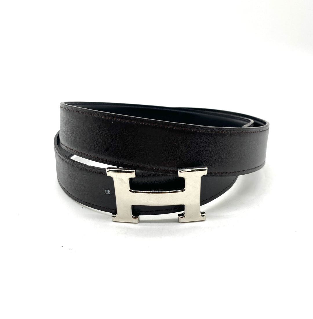 Cinturón Hermès Reversible T.95