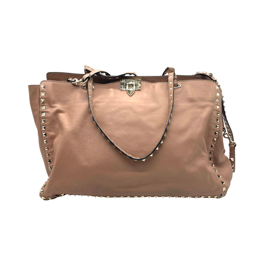 Bolsa Valentino Tote Rockstud Trapeze