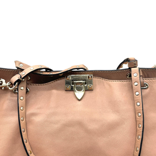 Bolsa Valentino Tote Rockstud Trapeze
