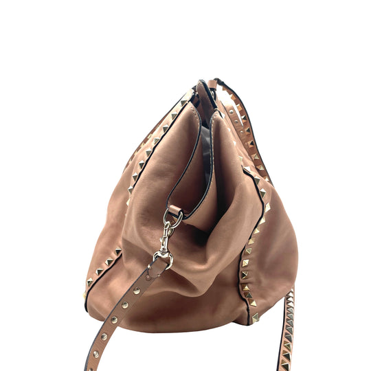 Bolsa Valentino Tote Rockstud Trapeze