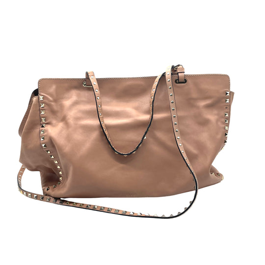 Bolsa Valentino Tote Rockstud Trapeze