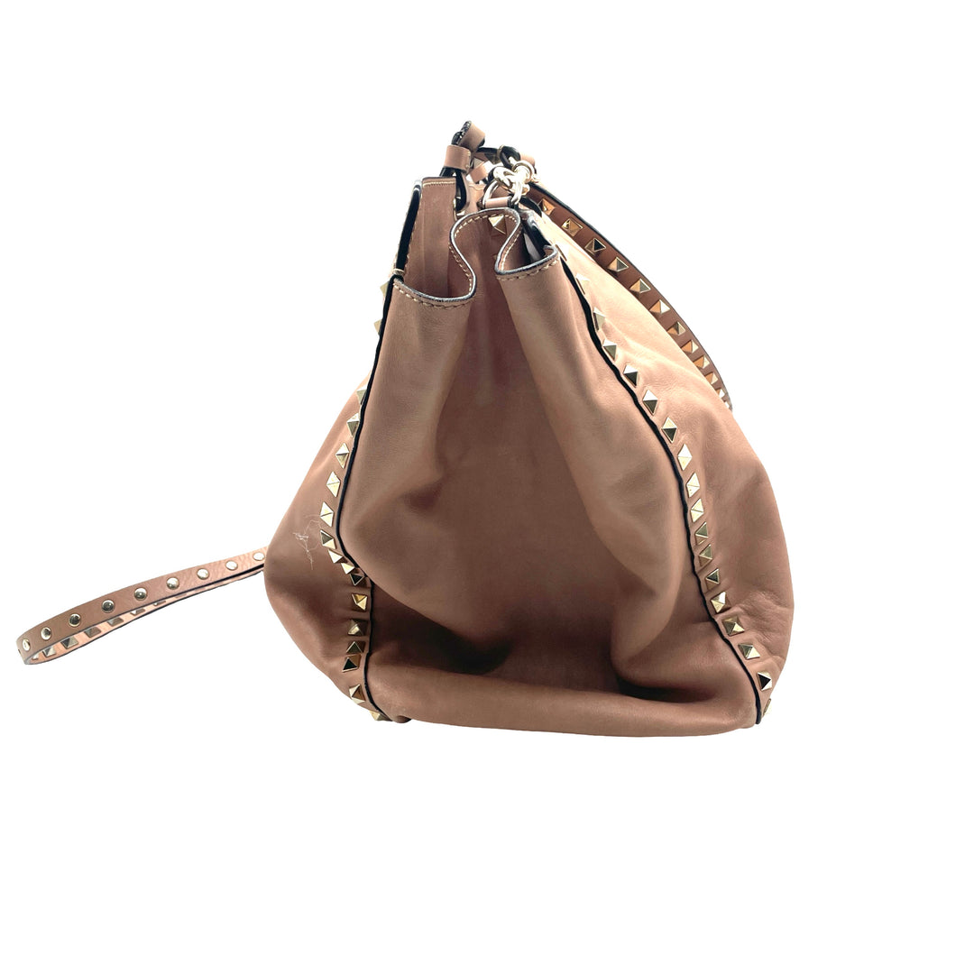 Bolsa Valentino Tote Rockstud Trapeze