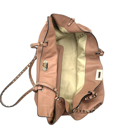 Bolsa Valentino Tote Rockstud Trapeze