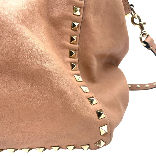 Bolsa Valentino Tote Rockstud Trapeze