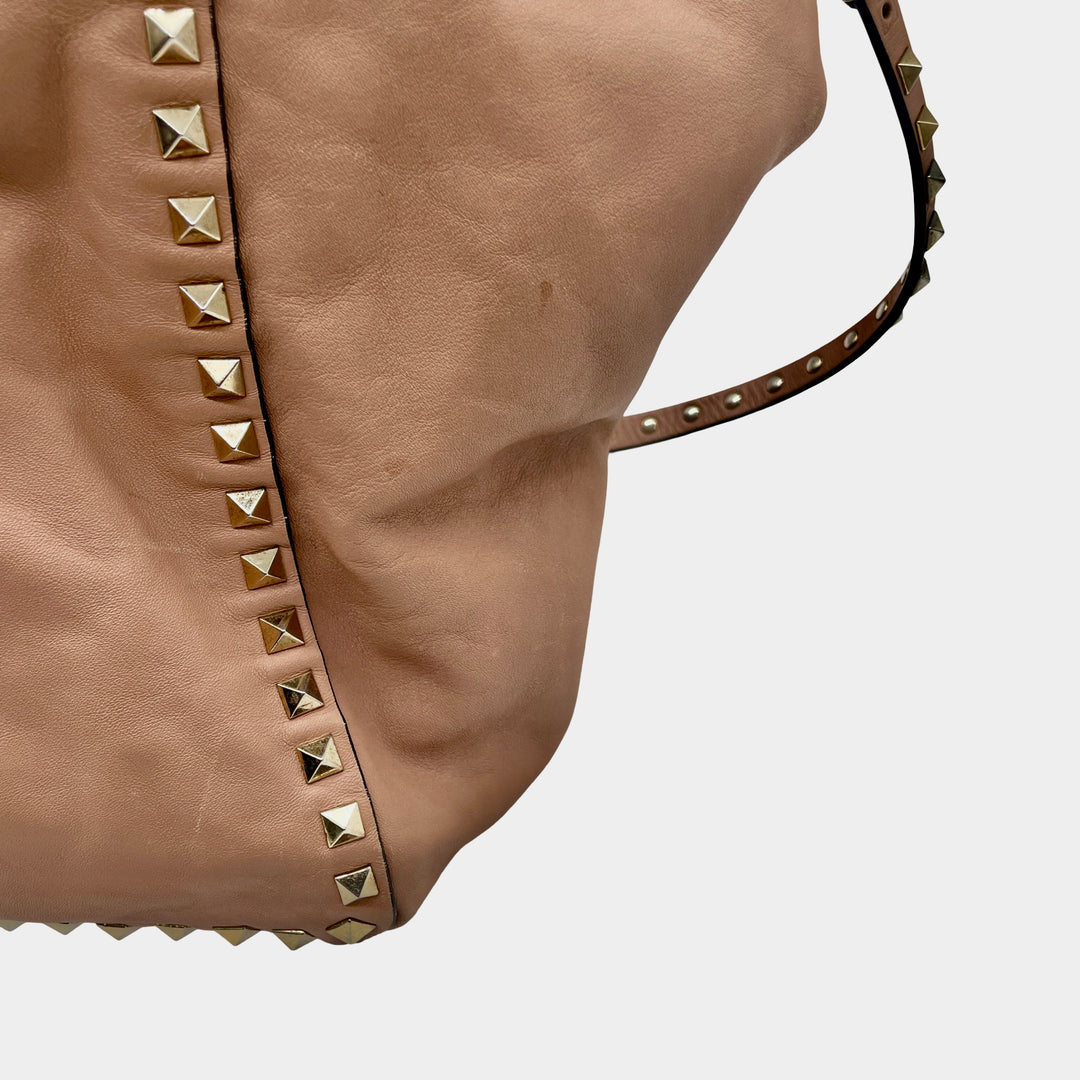 Bolsa Valentino Tote Rockstud Trapeze