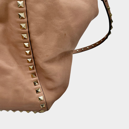 Bolsa Valentino Tote Rockstud Trapeze
