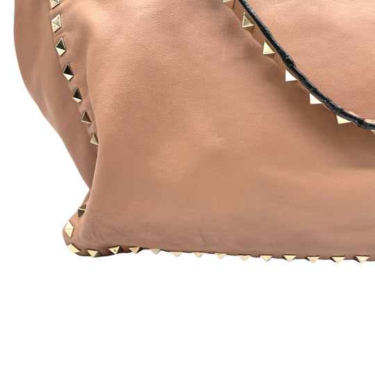 Bolsa Valentino Tote Rockstud Trapeze