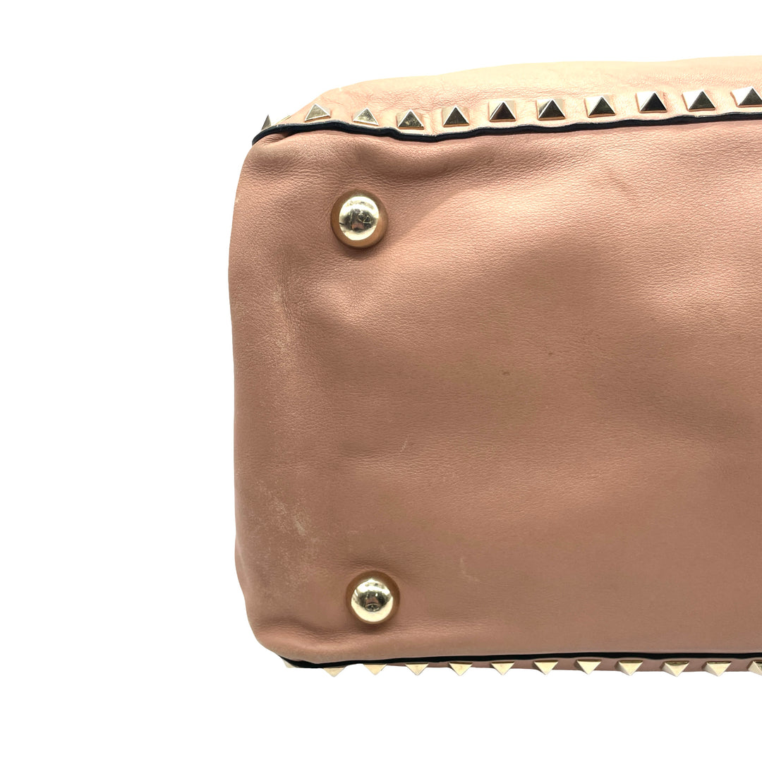 Bolsa Valentino Tote Rockstud Trapeze