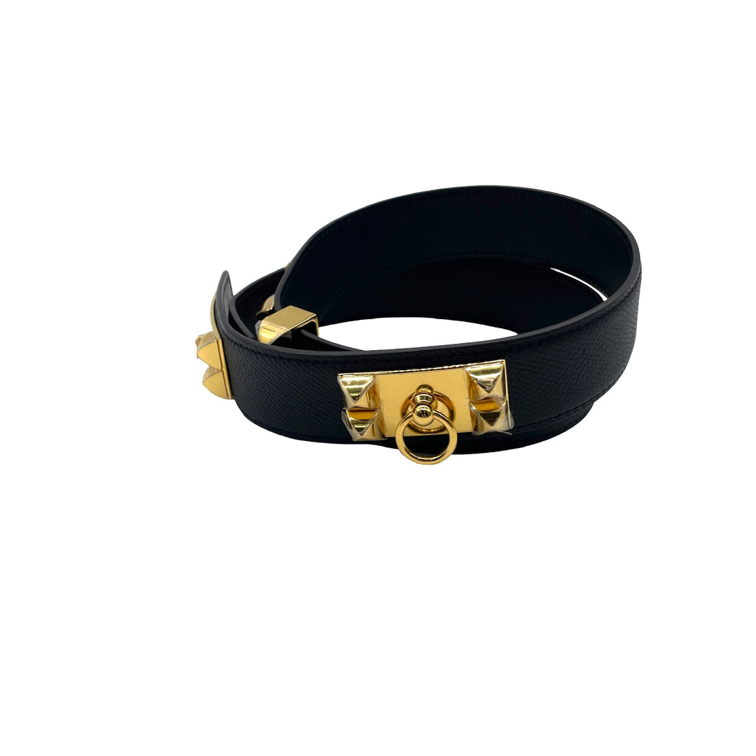 Cinturón Hermès Collier de Chien 32 T.80