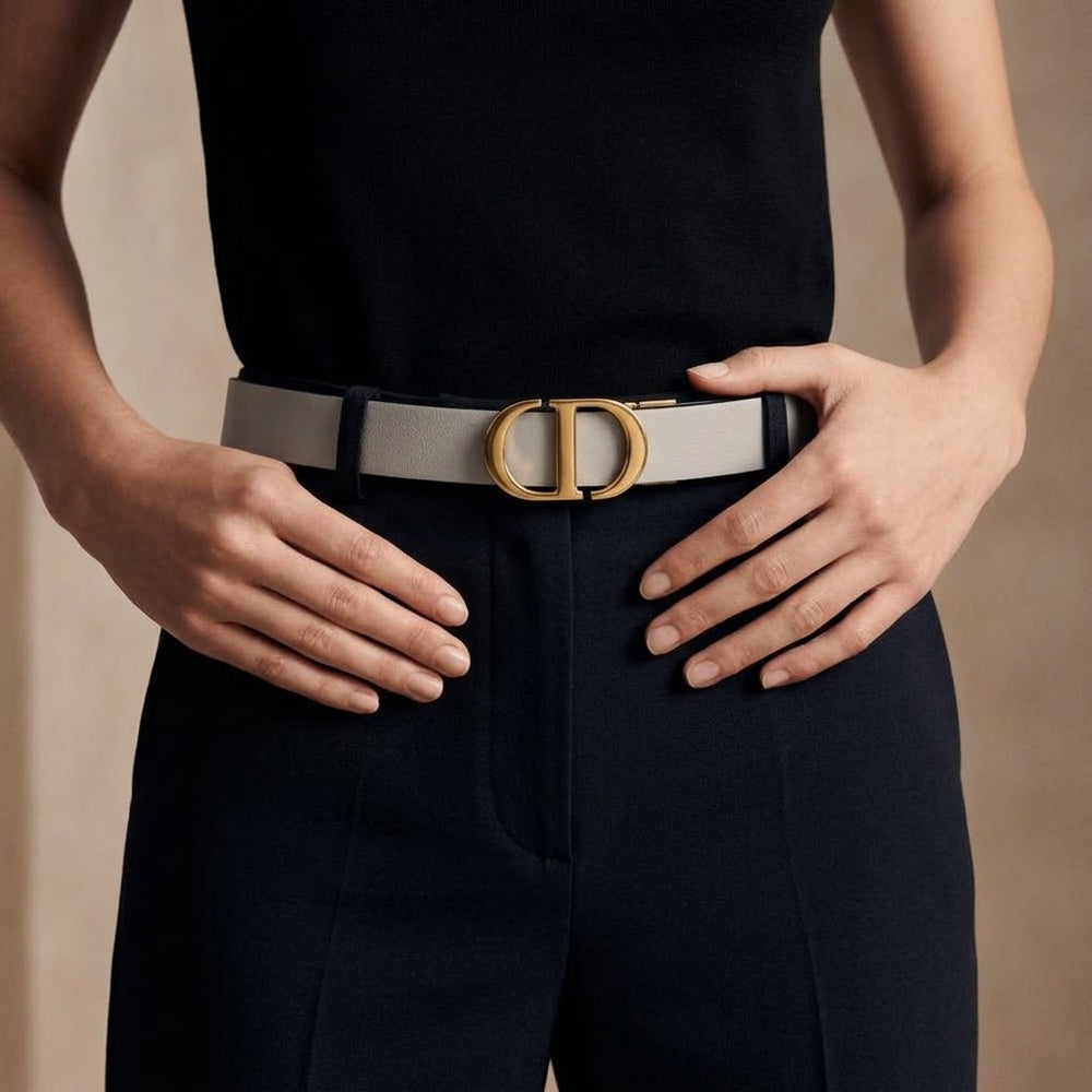 Cinturón Dior Reversible T.95