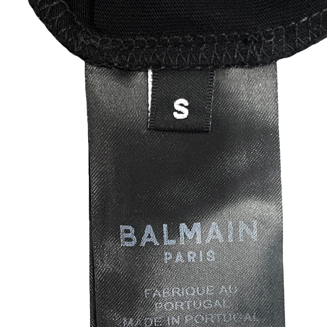 Playera Balmain Holographic Logo T.S