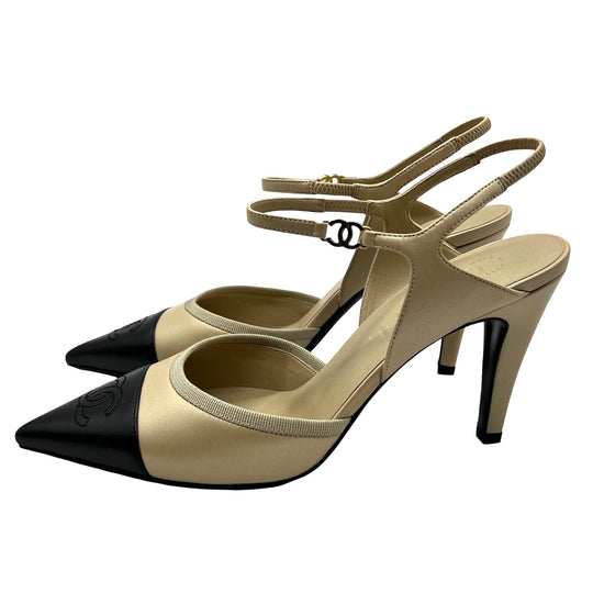Pumps Chanel Slingback T.39