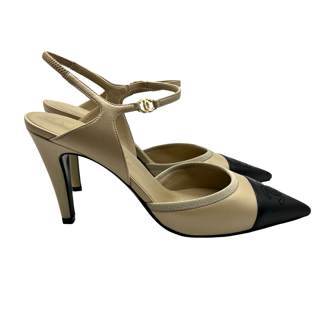 Pumps Chanel Slingback T.39