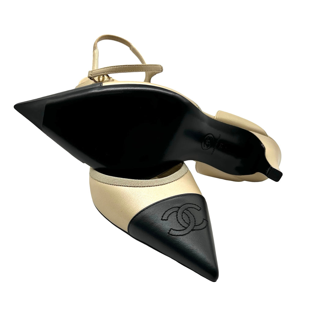 Pumps Chanel Slingback T.39