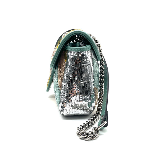 Bolsa Gucci GG Marmont Sequin Satin