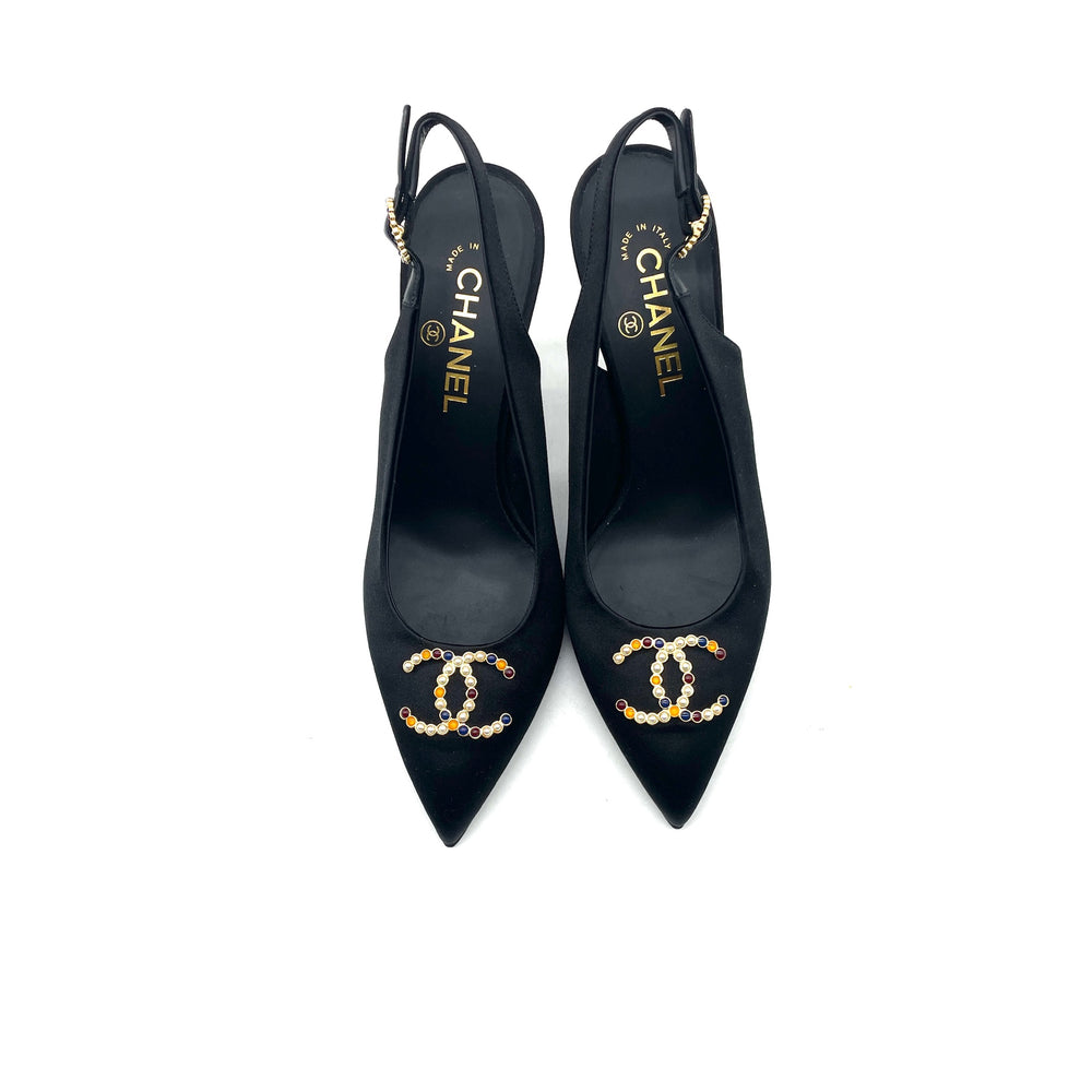 Pumps Chanel Slingback T.39