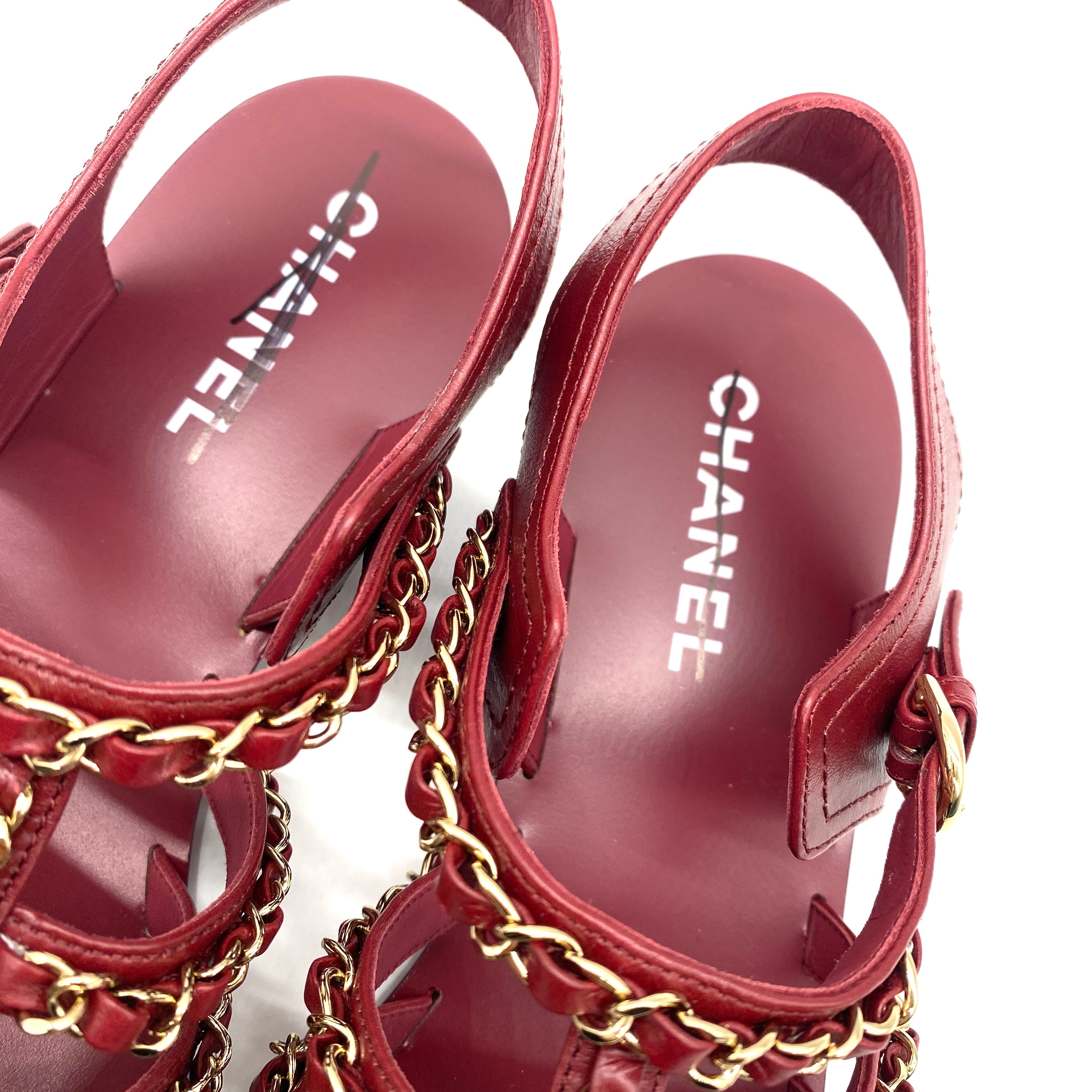 Sandalias Chanel T.40.5
