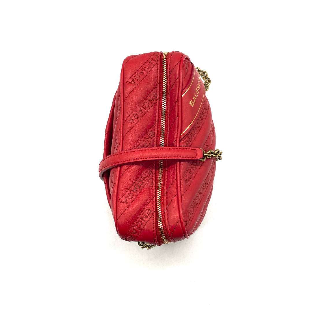 Bolsa Balenciaga Blanket Reporter XS