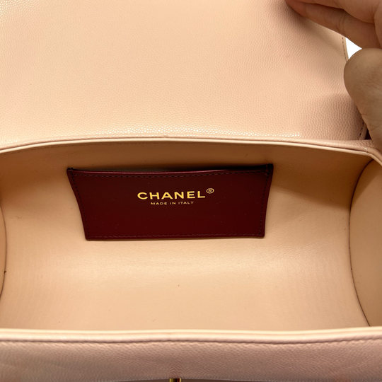 Bolsa Chanel Preppy Coco Bowling