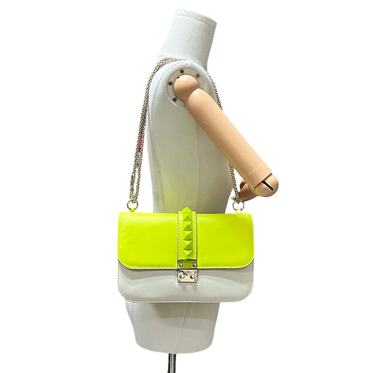 Bolsa Rockstud Glam Lock Flap Bag
