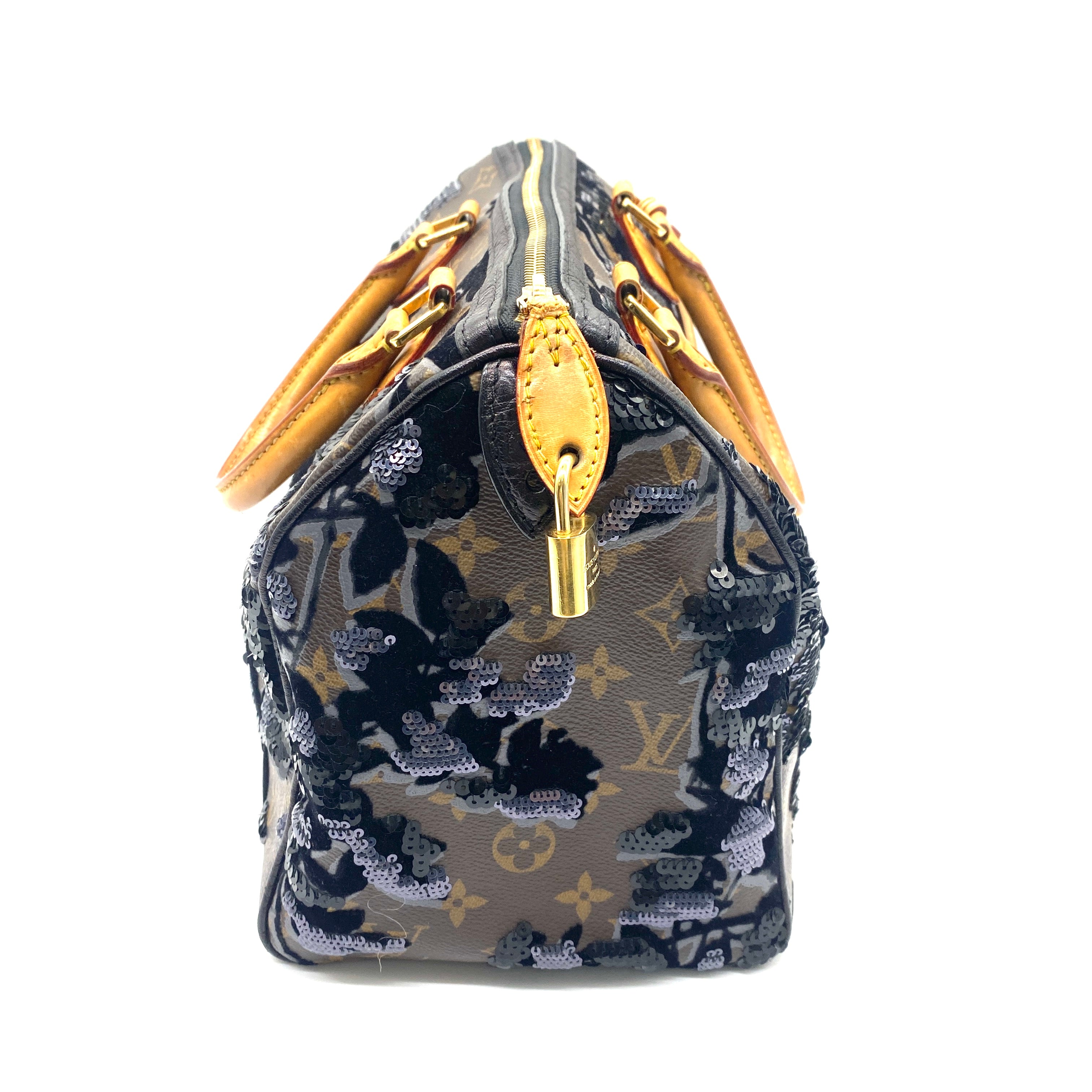 Bolsa Louis Vuitton Speedy Fleur de Jais 30
